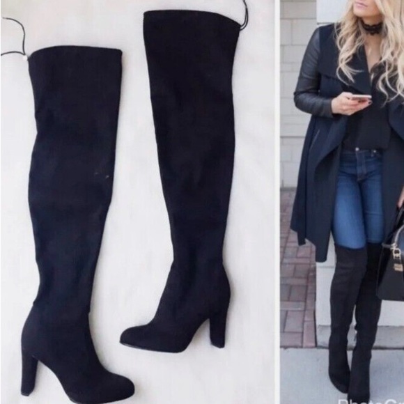 New Sam Edelman Kent 
Over The Knee Suede Boots - Picture 2 of 6